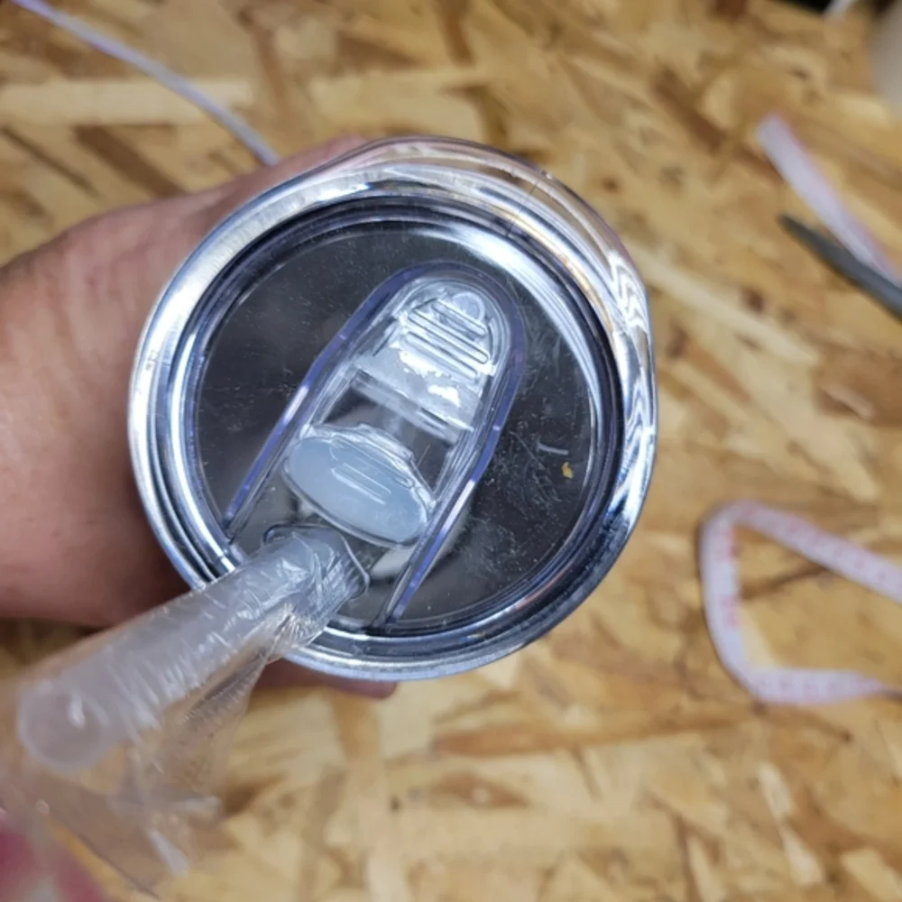 20 ounce Tumbler With Straw & Lid Keeps‎ Drinks Hot or Cold For Hours Funny